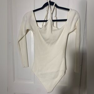 Size large, cream Abercrombie bodysuit